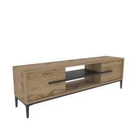 Hanah Home Eslem Soporte para TV Roble y Negro